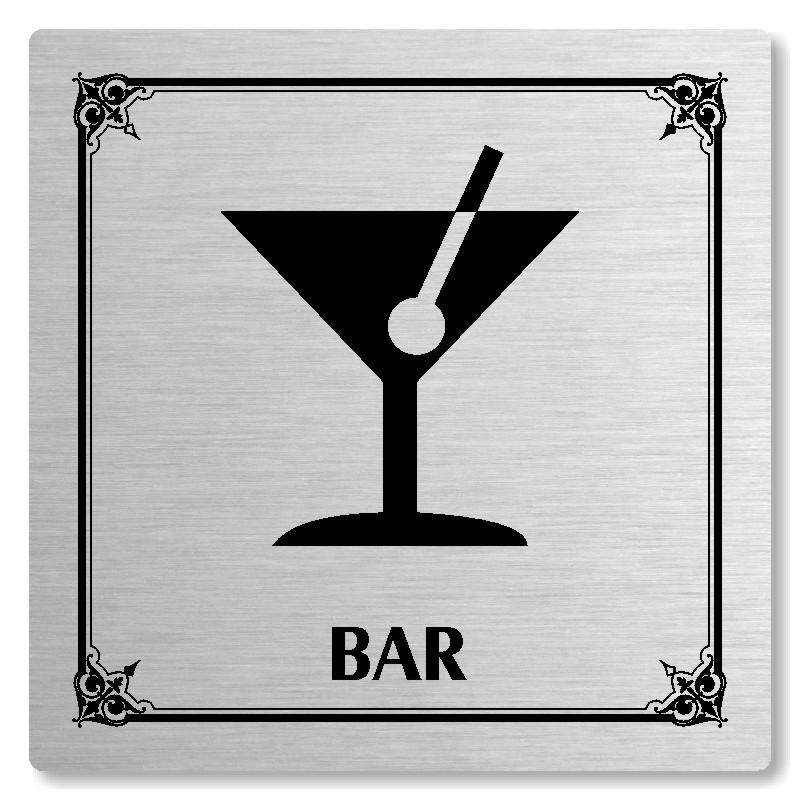 Bar, 148x148mm, stříbrná, Nebraska